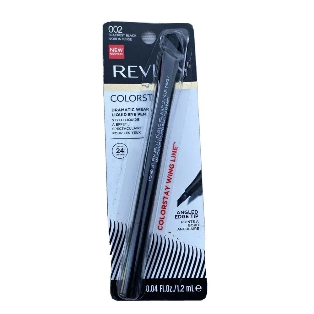 Revlon Colorstay Dramatic Wear Liquid Eye Pen .04 fl oz 002 Blackest Black New